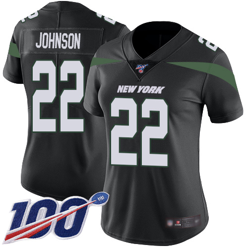 New York Jets Limited Black Women Trumaine Johnson Alternate Jersey NFL Football #22 100th Season Vapor Untouchable